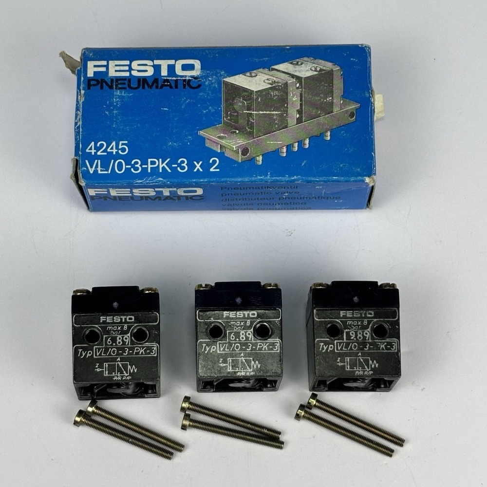Festo VL/O-3-PK-3X2 Pneumatic Valve 4245